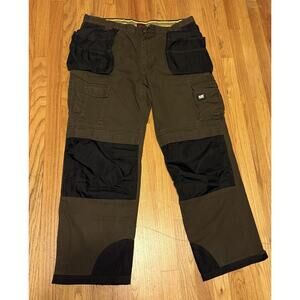 CATERPILLAR CAT Men's Holster Cargo Carpenter Utility Pants 40x32 Tool Pockets